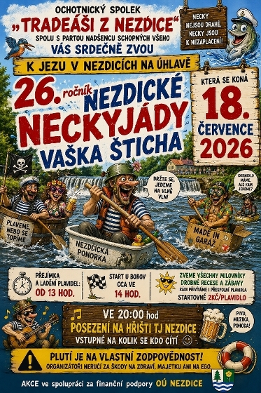 Plakát události 26. Nezdická neckyjáda