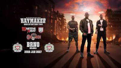 Plakát události HAYMAKER - Good Intentions BRNO