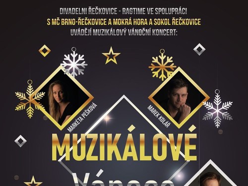 Plakát události Muzikálové Vánoce