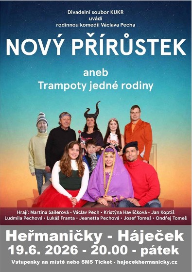 Plakát události Nový přírůstek aneb trampoty jedné rodiny :)