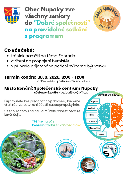 Plakát události Dobrá společnosti