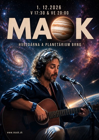 Plakát události MAOK v Planetáriu Brno