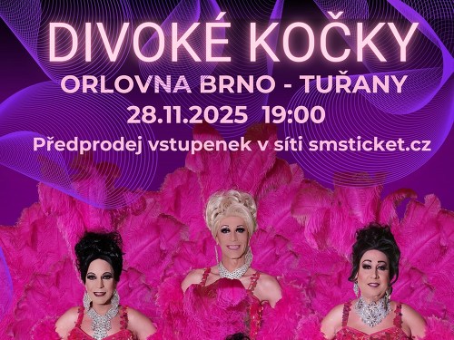 Plakát události Travesti Divoké kočky v Brně-Tuřanech