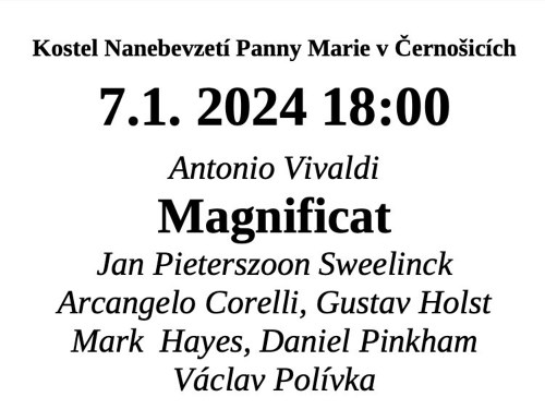 Plakát události Tříkrálový koncert