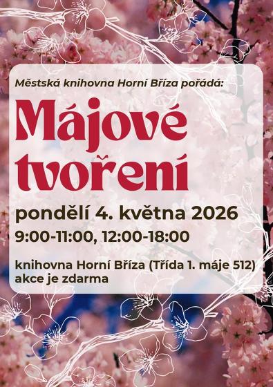 Plakát události Májová dílna v Horní Bříze