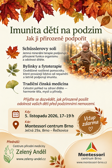 Plakát události Imunita dětí na podzim