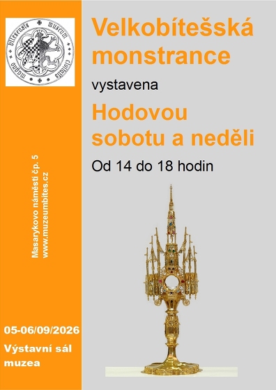 Plakát události Velkobítešská monstrance