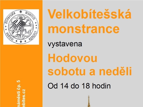 Plakát události Velkobítešská monstrance