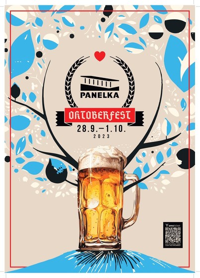 Plakát události Oktoberfest 2023 na Panelce