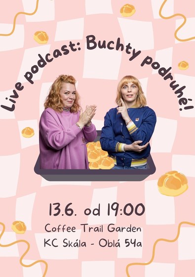 Plakát události Live podcast: Buchty (podruhé!) v Novém Lískovci