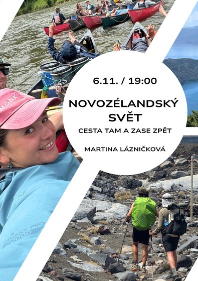 Plakát události Novozélandský svět - cesta tam a zase zpět