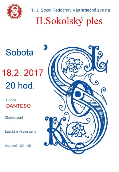 Plakát události 2. sokolský ples
