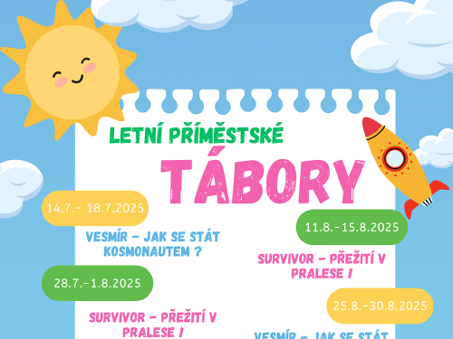 Plakát události Příměstský tábor VESMÍR
