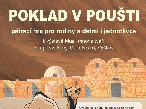 Plakát události Poklad v poušti