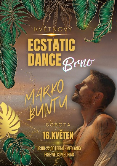 Plakát události DJ Marko Buntu | Ecstatic Dance Brno