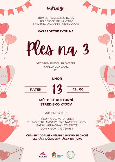 Plakát události Ples na třetí