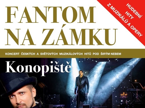 Plakát události Fantom na zámku - Konopiště
