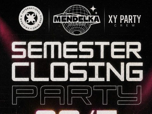 Plakát události Semester Closing Party