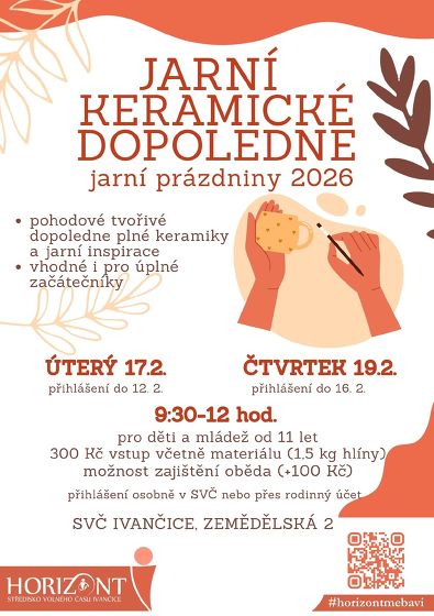 Plakát události Jarní keramická dopoledne
