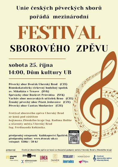 Plakát události Festival sborového zpěvu Uherský Brod