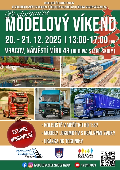 Plakát události Předvánoční modelový víkend Vracov