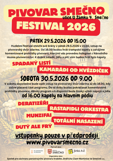 Plakát události Multižánrový festival pivovar Smečno