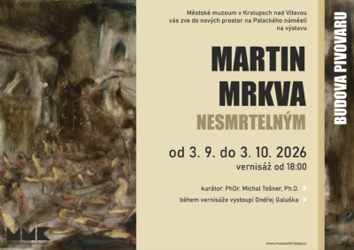 Plakát události Martin Mrkva - Nesmrtelným