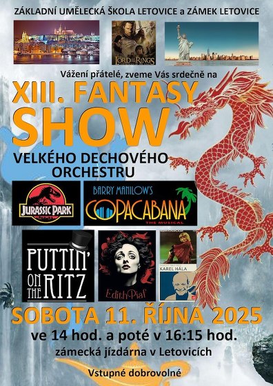 Plakát události XIII. Fantasy Show, Letovice