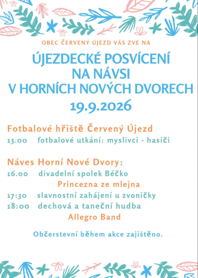 Plakát události Újezdecké posvícení