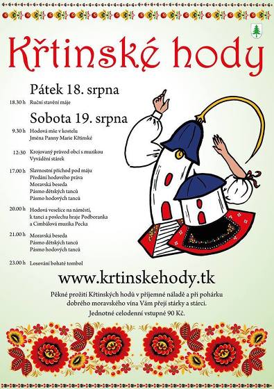 Plakát události Křtinské hody