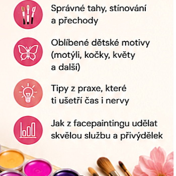 Kurz Malování na obličej Facepainting BRNO