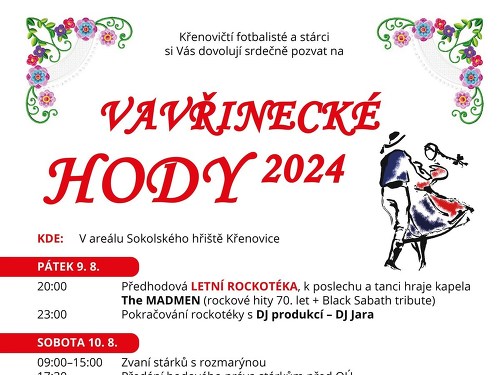 Plakát události Sobotní hodová zábava
