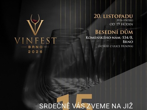 Plakát události VINFEST BRNO 2026