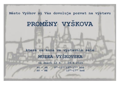 Plakát události Proměny Vyškova