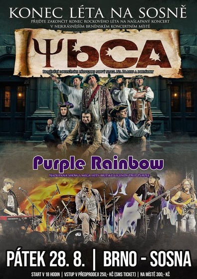 Plakát události YBCA + Purple Rainbow