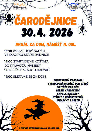 Plakát události Čarodějnice