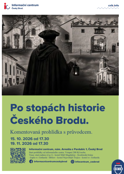 Plakát události Po stopách historie Českého Brodu