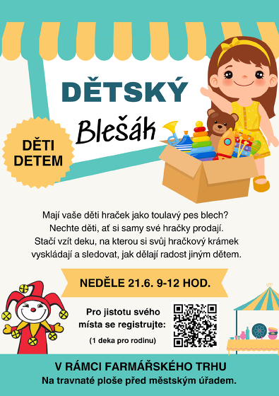 Plakát události Dětský blešák