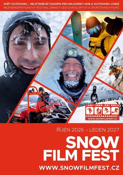 Plakát události Snow film fest Brno 2026