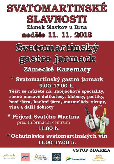 Plakát události Svatomartinský gastro jarmark s ochutnávkou vín