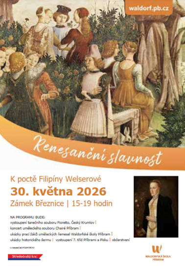 Plakát události Renesanční slavnost K poctě Filipíny Welserové.