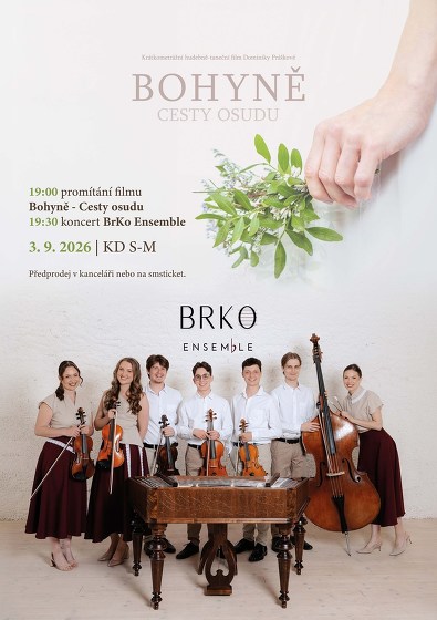 Plakát události Bohyně-cesty osudu, BrKo Ensemble