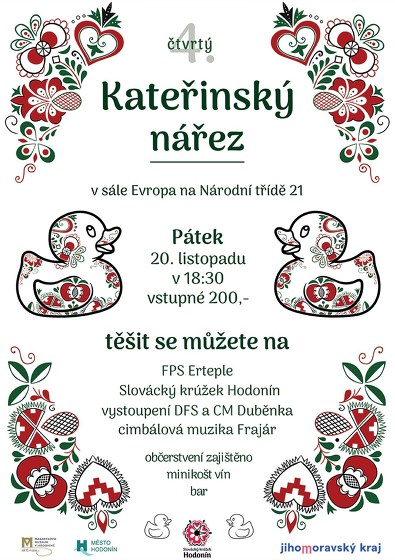 Plakát události 4. Kateřinský nářez v Hodoníně