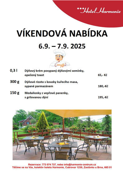 Plakát události Víkendová nabídka z dýní