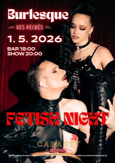 Plakát události Burlesque des Péchés: Fetish night