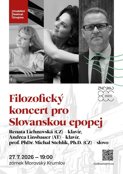 Plakát události Filozofický koncert pro Slovanskou epopej