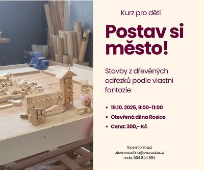 Plakát události Kurz pro děti - postav si město!