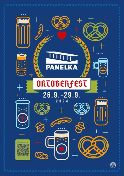 Plakát události Oktoberfest 2024 na Panelce