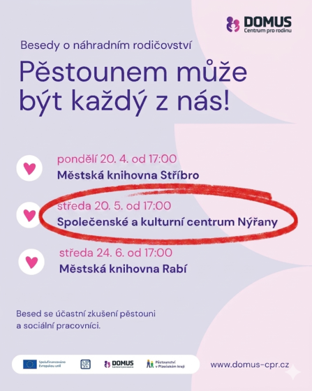 Plakát události Pěstounem může být každý z nás