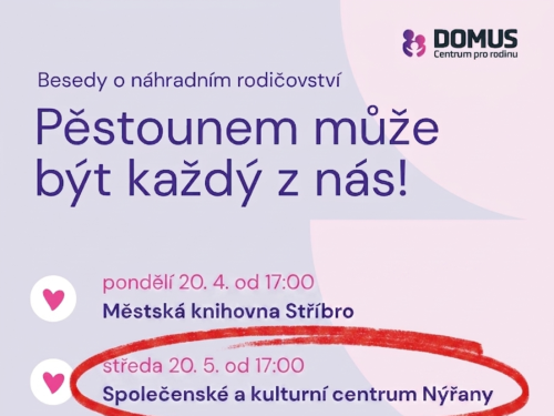 Plakát události Pěstounem může být každý z nás